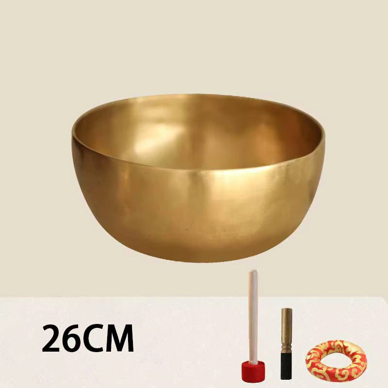 Handmade Tibetan Singing Bowl Yoga Sound Healing Therapy Percussion Instruments Nepal Singing Bowls Meditation Massage Accessory