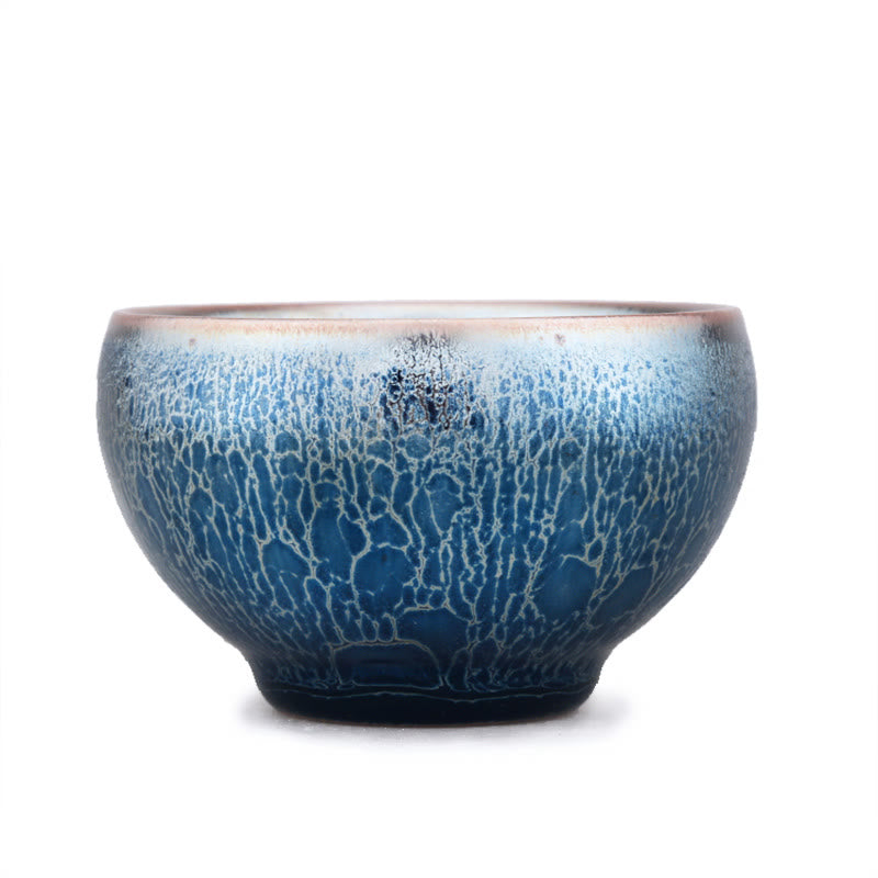 Handmade Dragon Scale Jian Zhan Ceramic Tea Cup 7.6cm