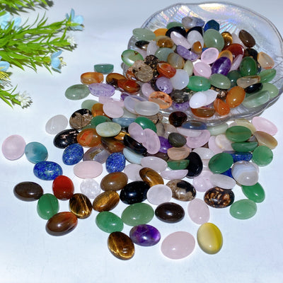 15-20mm Mixed Crystal Cabochon for Healing Pendant
