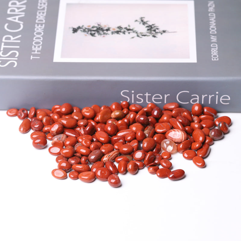 15-20mm Natural Red Jasper Tumbled Stones for Emotional Balance