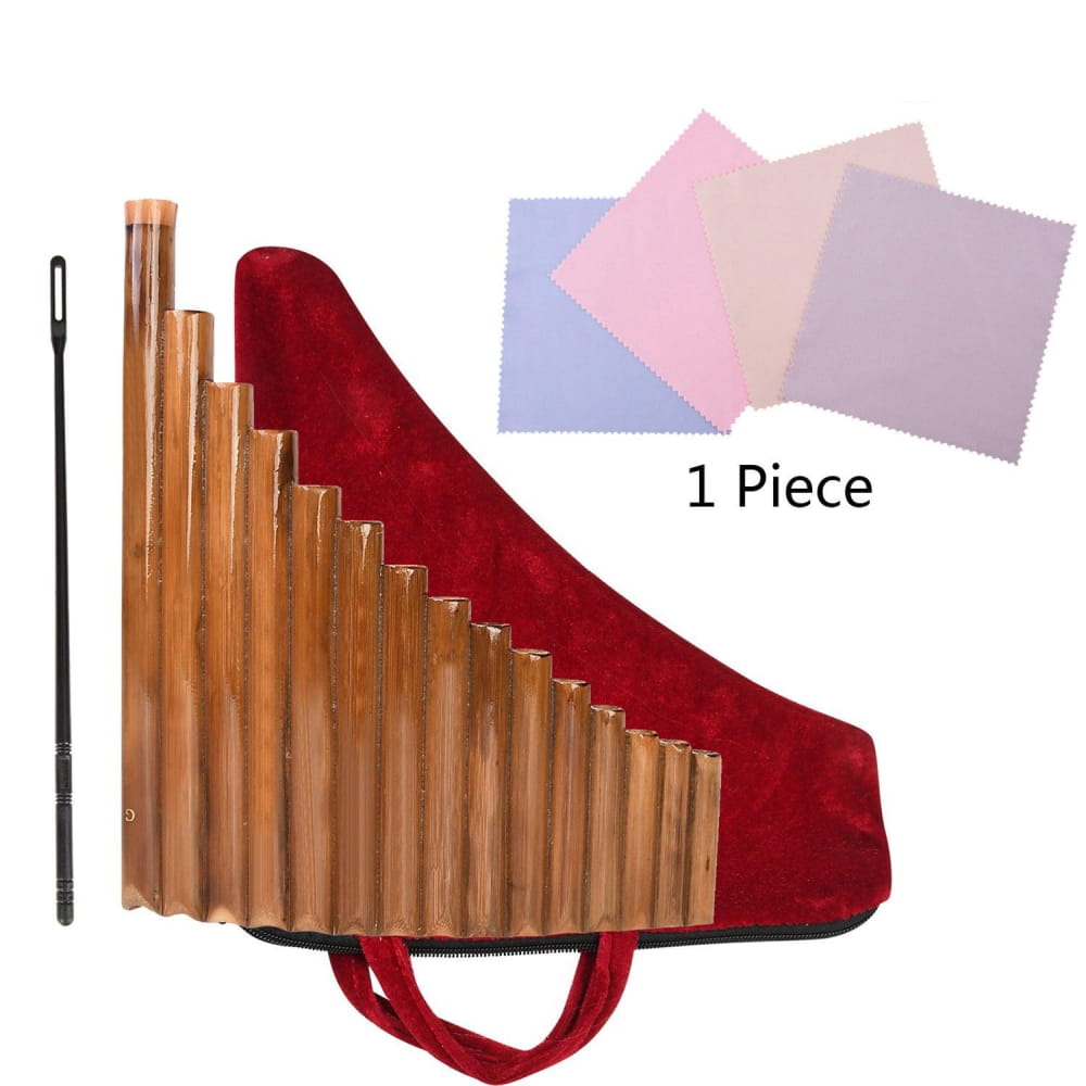 15 Pipe Bamboo G Key Pan Flute Traditional Instrument - Flute - On sale