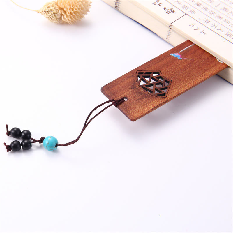 Wooden Four Seasons Bookmarks Set | Zen Decor Gift