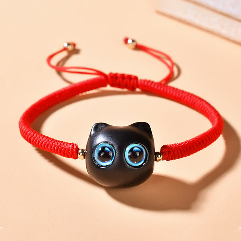 Ebony Wood King Kong Knot Bracelet for Peace and Protection