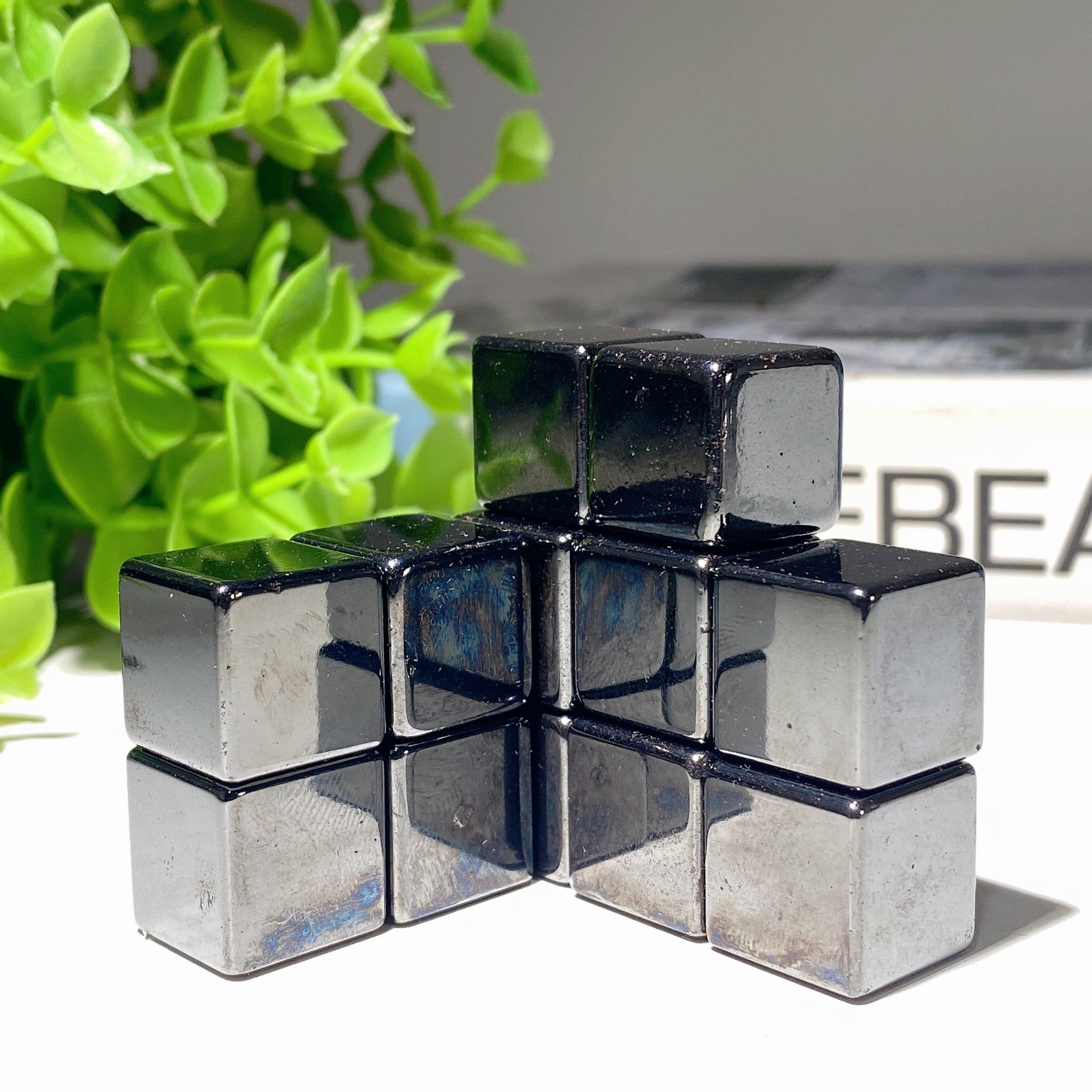 15mm Magnet Cubes Bag for Crystal Healing Energy Balance