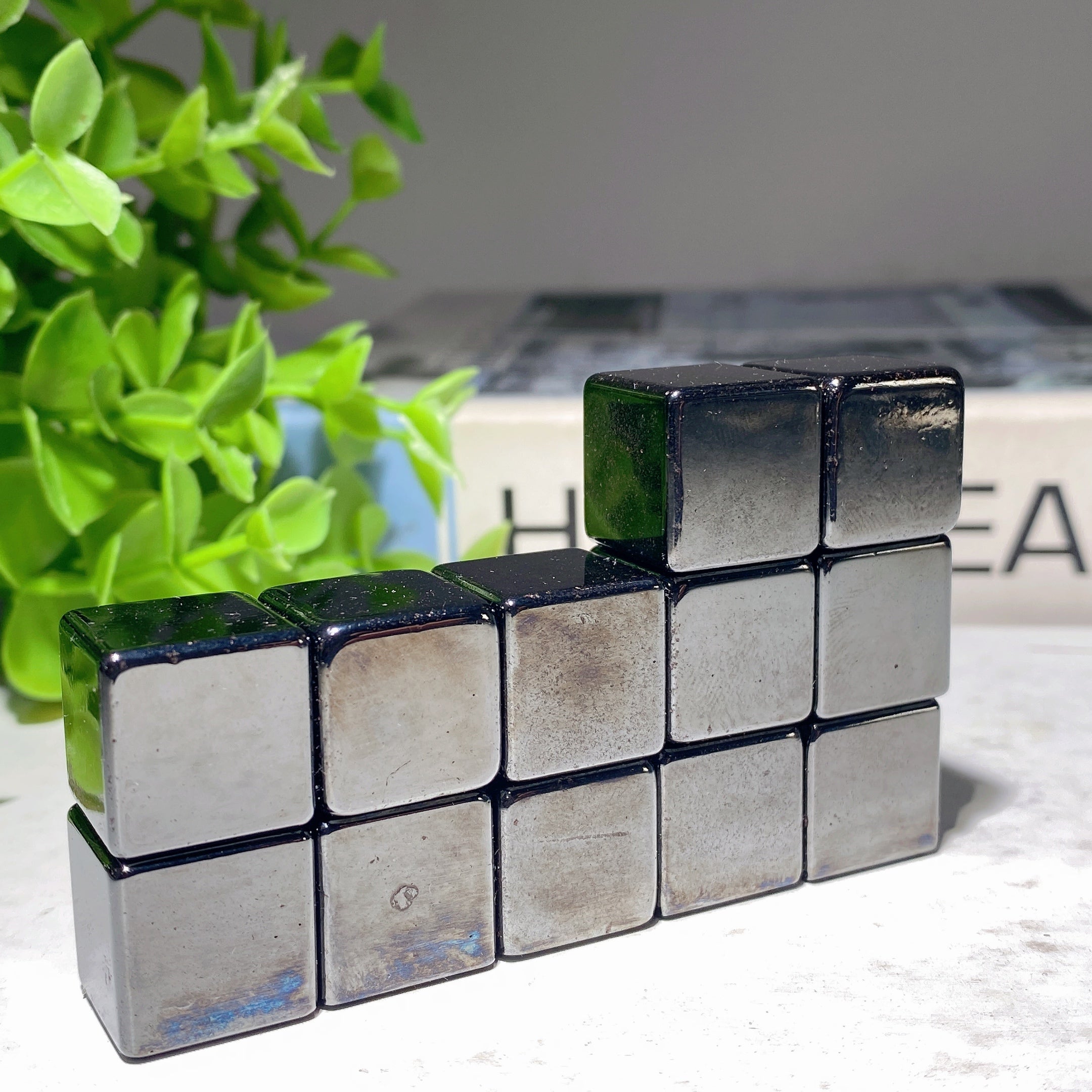 15mm Magnet Cubes Bag for Crystal Healing Energy Balance