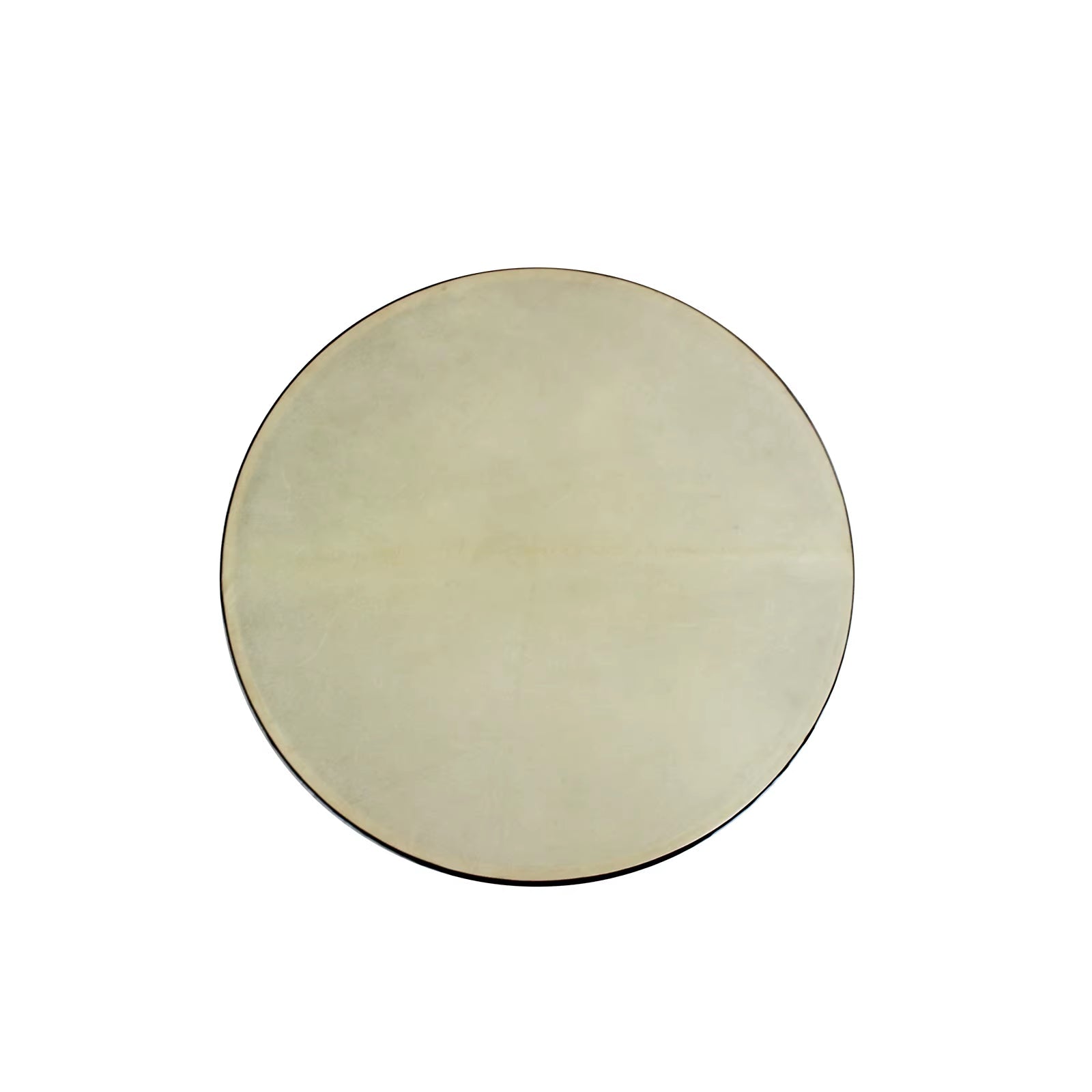 Plain beige plate with a dark rim for 16/18/20/22 Inch Ocean Wave Drum Instrument