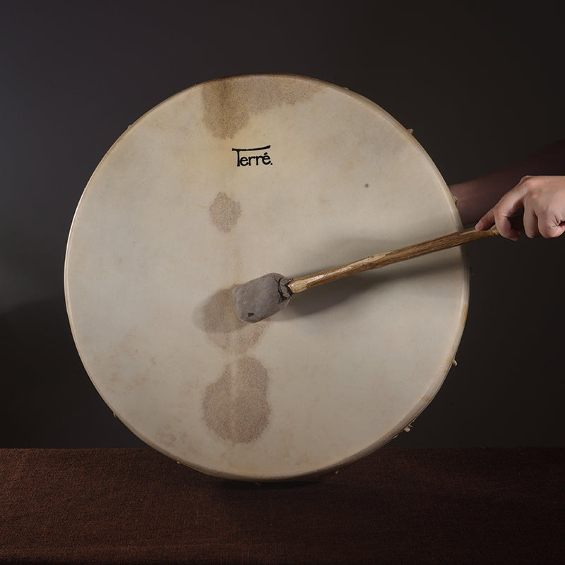 16" to 24" Handmade Shamanic Frame Drum with Goat Skin