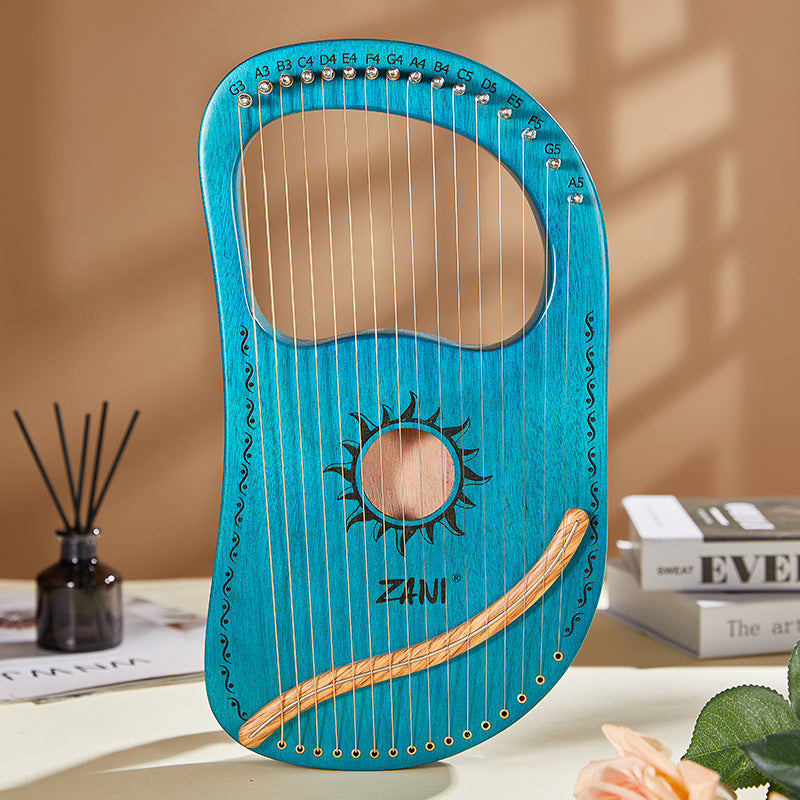 16-String Lyre Harp Instrument for Beginners