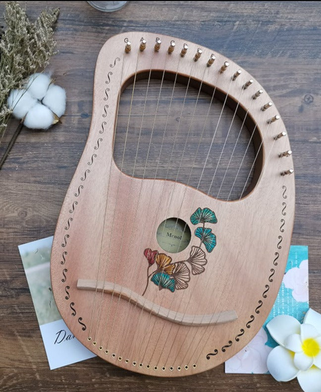Lyre Harp, 16-snarige instrumentencomposiet hout voor beginners voor Lyre Harp, 16-snarige instrumentencomposiet hout voor beginners voor