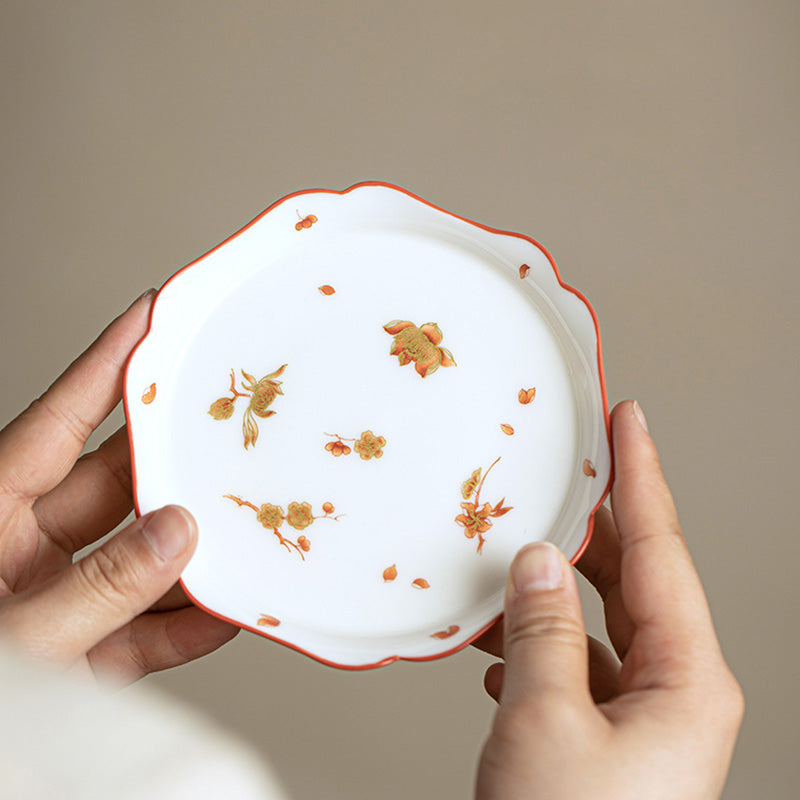 White Porcelain Gaiwan Set for Zen Decor & Tea Rituals