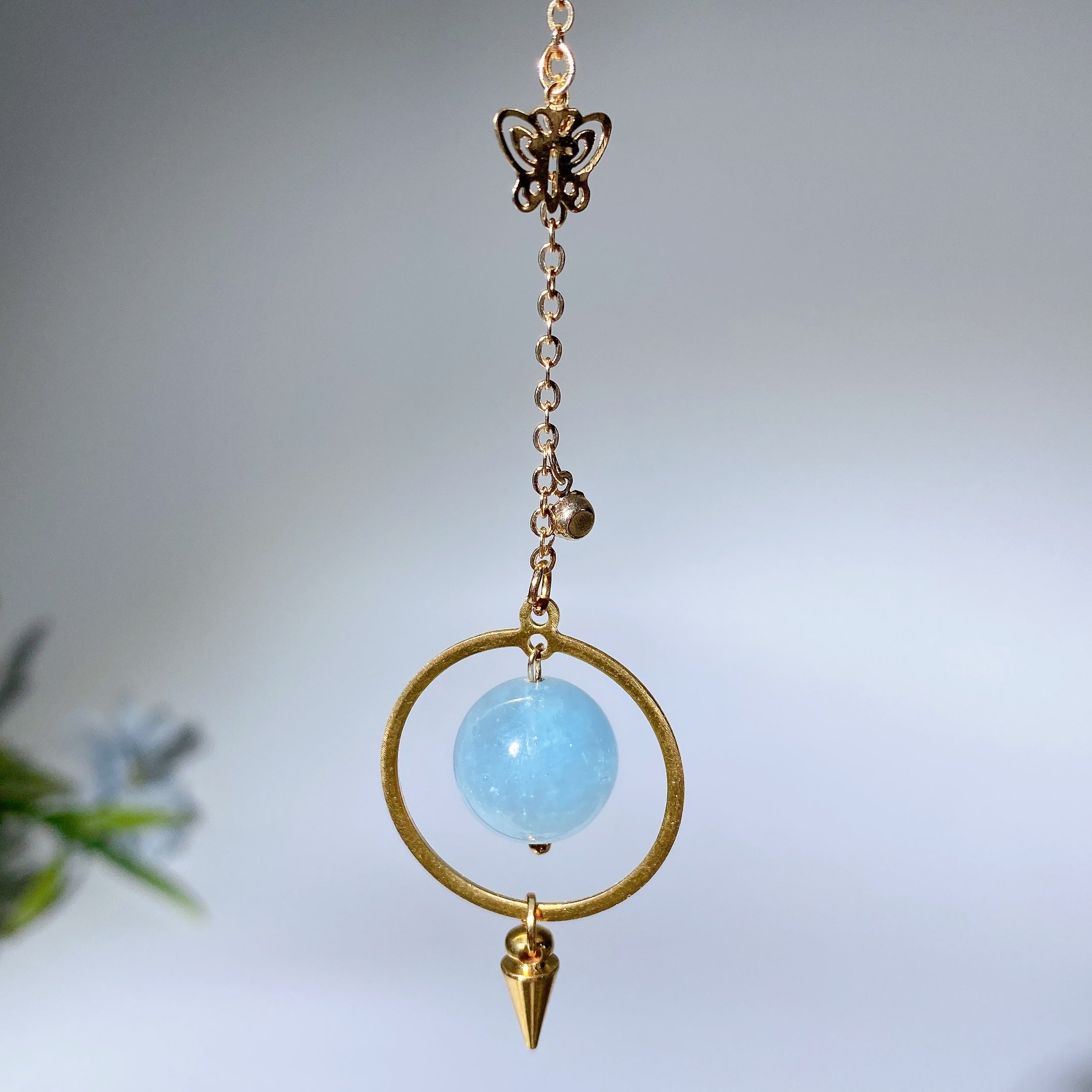16cm Crystal Healing Pendulum for Energy & Chakra Balance