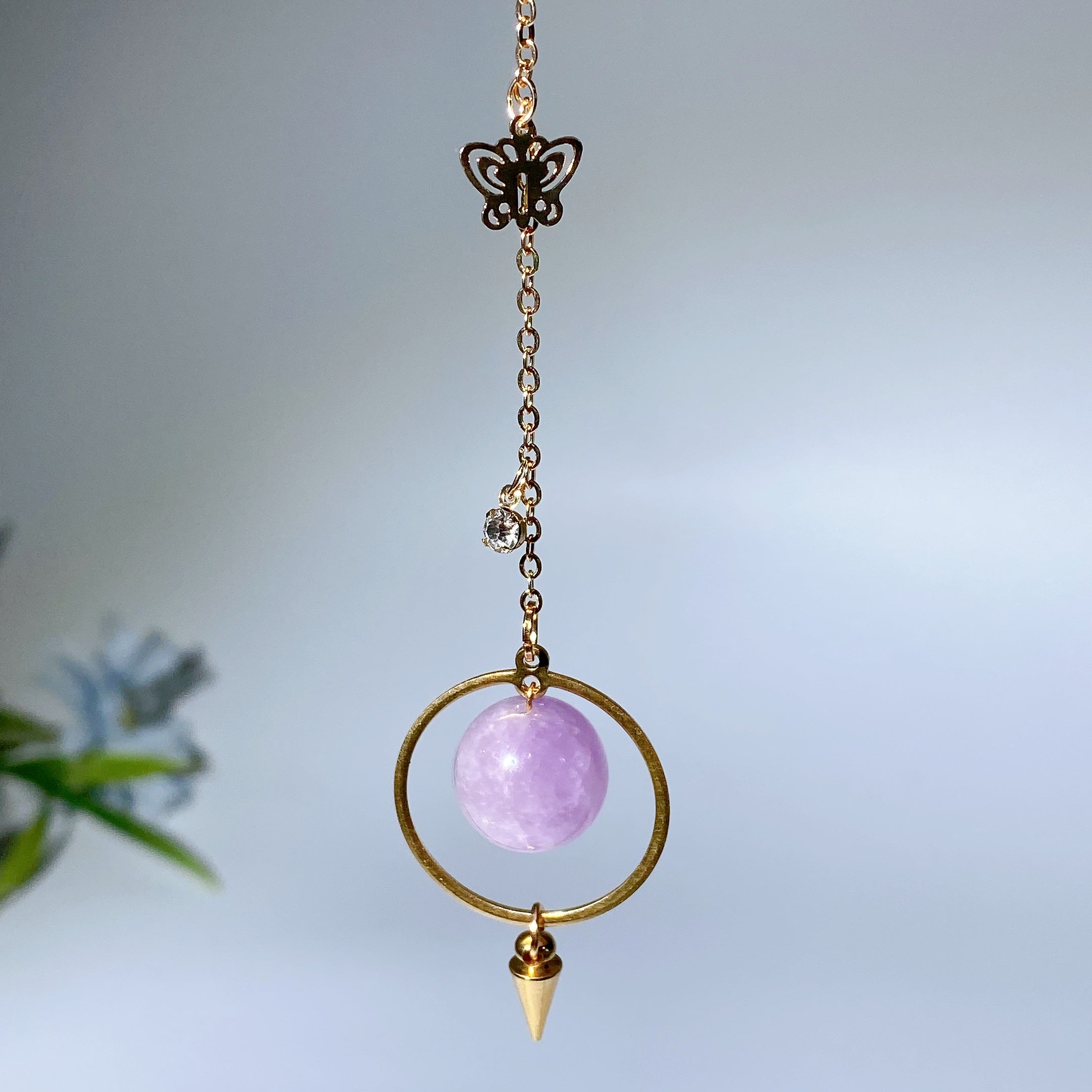 16cm Crystal Healing Pendulum for Energy & Chakra Balance