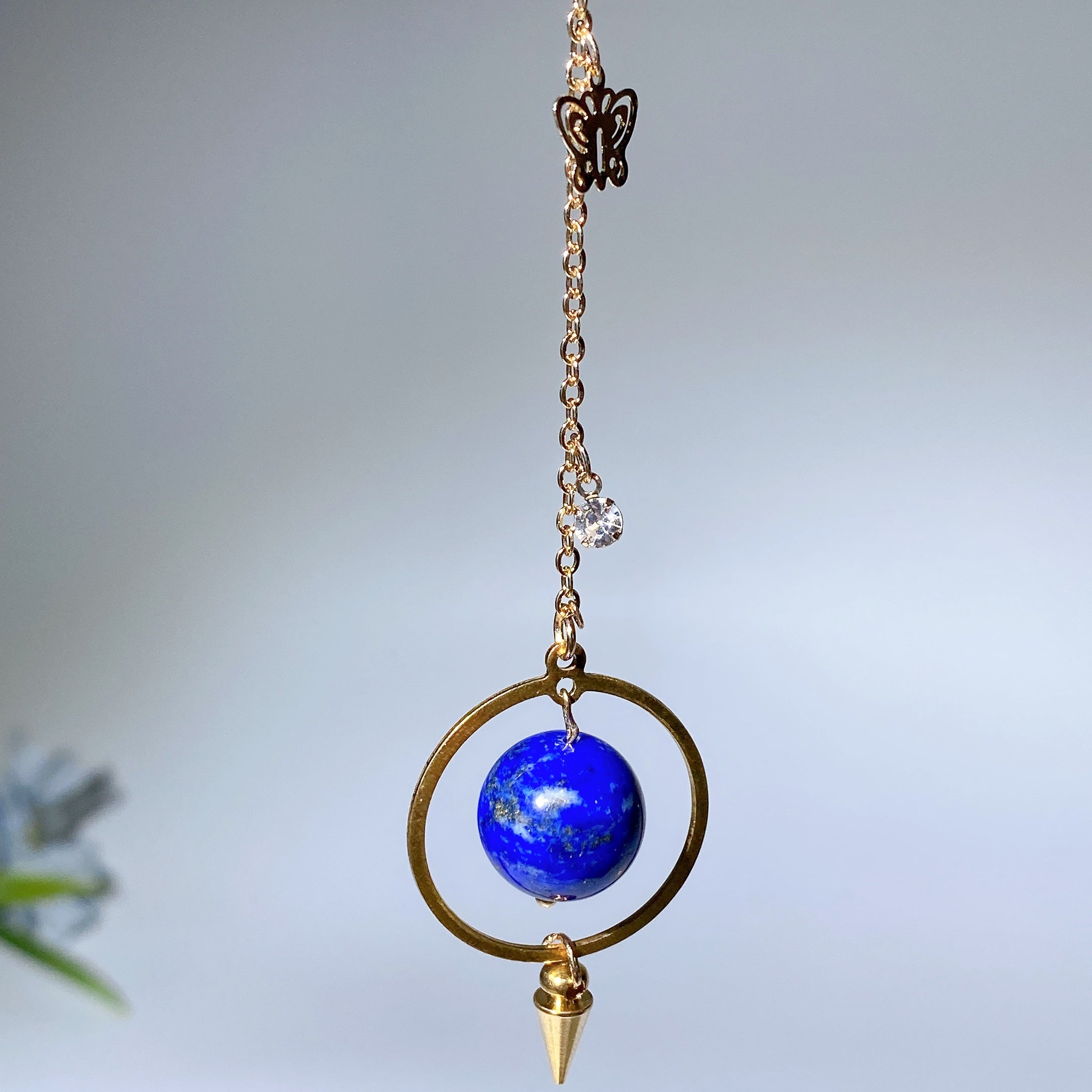 16cm Crystal Healing Pendulum for Energy & Chakra Balance