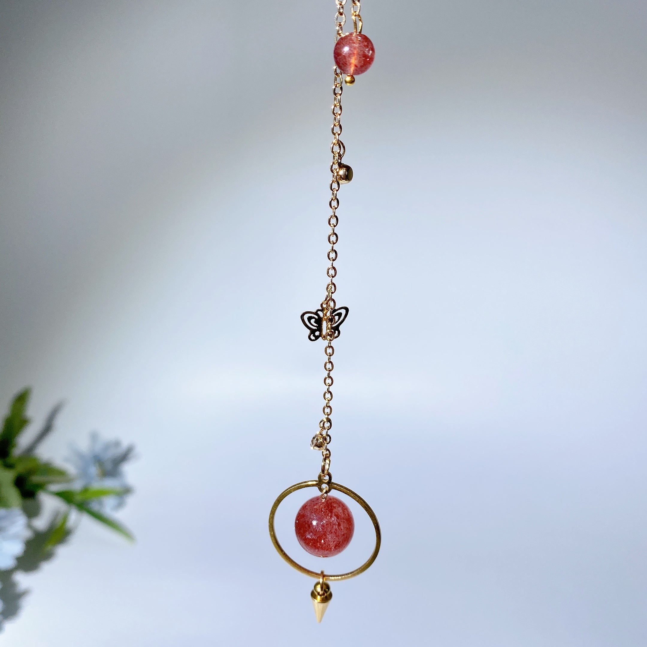 16cm Crystal Healing Pendulum for Energy & Chakra Balance
