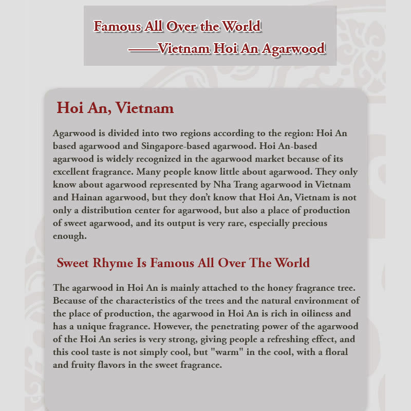 16mm Agarwood Peace Strength Bracelet from Hoi An Vietnam