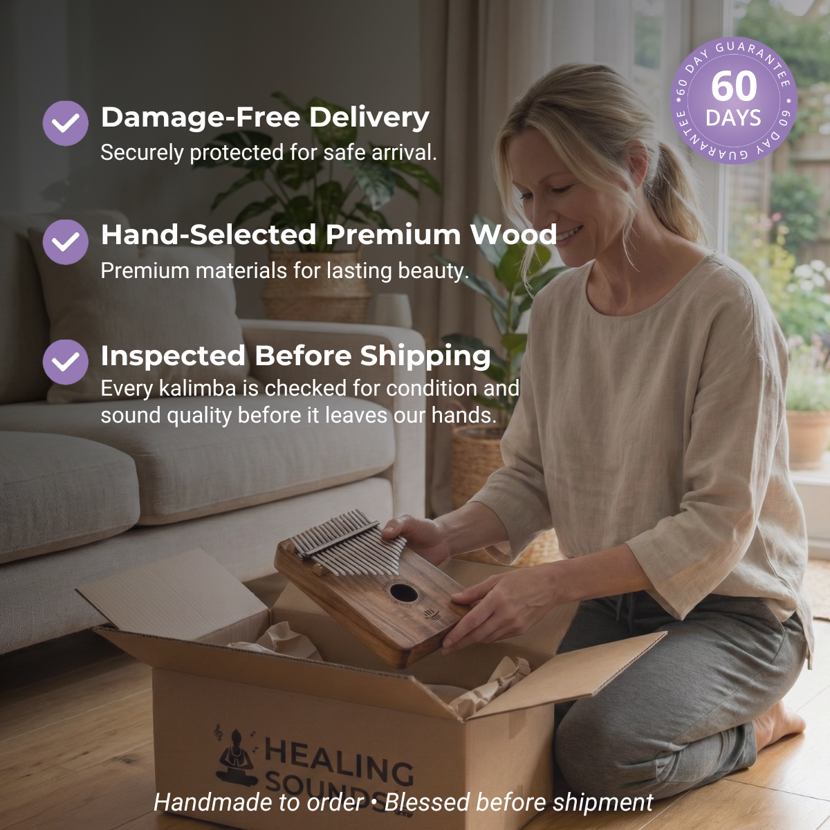 17/21 Key Flat Board C Tone Kalimba Thumb Piano