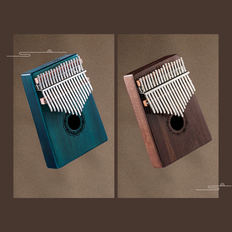 17 Key Mahogany Kalimba Meditation Thumb Piano
