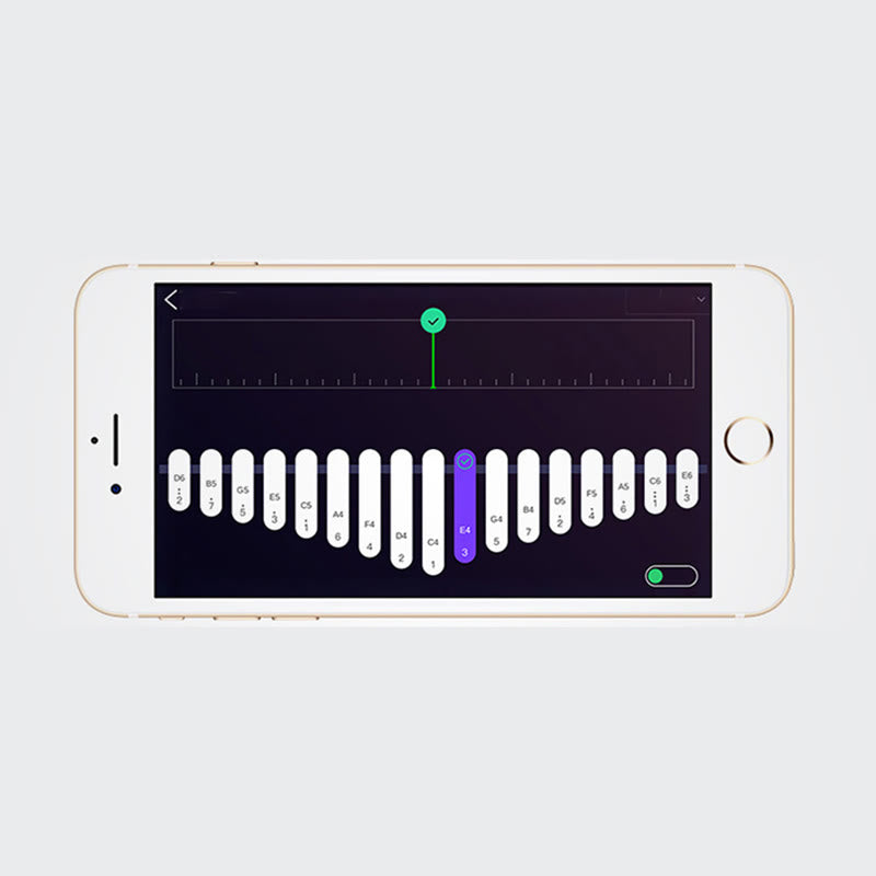 17 Key Mahogany Kalimba Meditation Thumb Piano