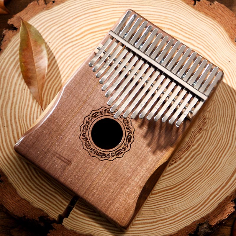 17 Key Mahogany Kalimba Meditation Thumb Piano