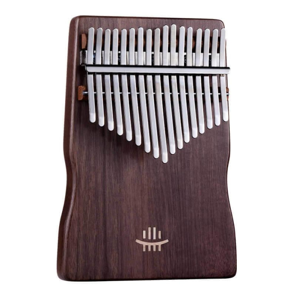 17 Key Walnut C Tone Thumb Piano Instrument - 17 Keys / Walnut / Ore Metal Piano Keyboard / Walnut