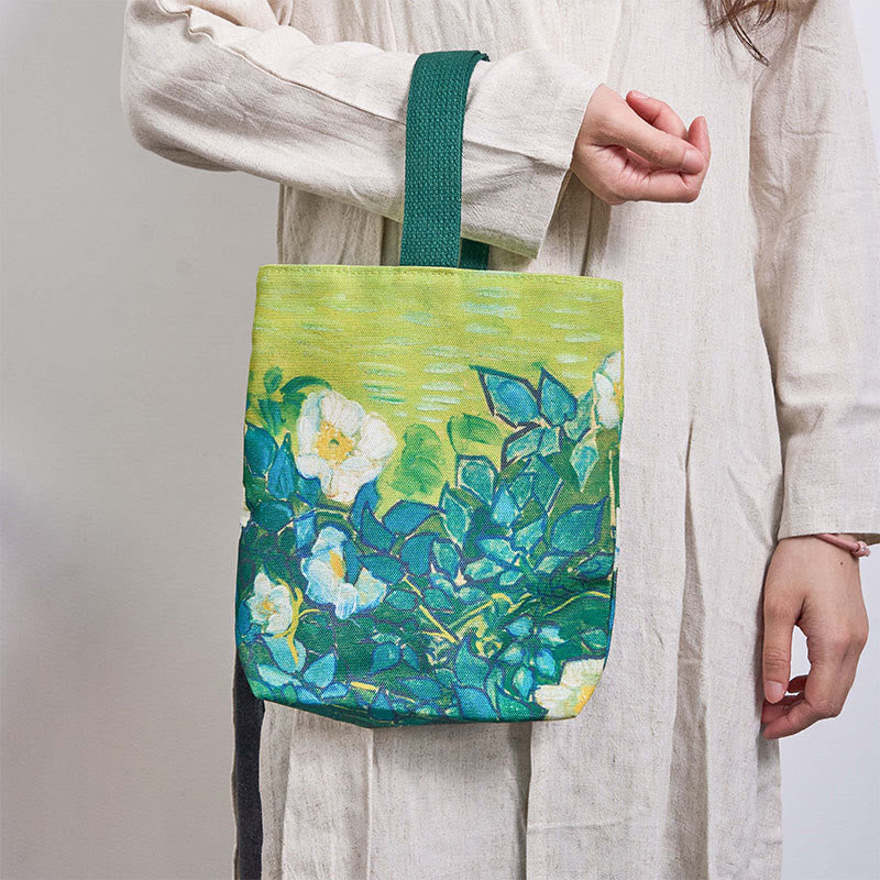 Wild Rose Canvas Handbag | Spiritual Jewelry Inspired
