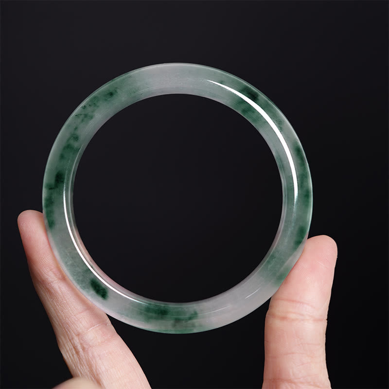 58mm Jade Luck Prosperity and Abundance Bangle Bracelet