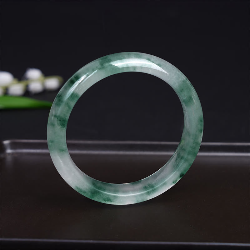 58mm Jade Luck Prosperity and Abundance Bangle Bracelet