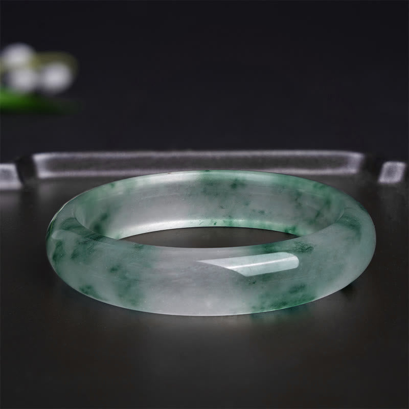 58mm Jade Luck Prosperity and Abundance Bangle Bracelet