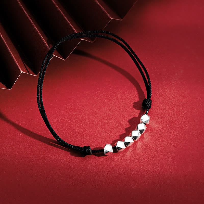 925 Sterling Silver Spiritual Anklet for Luck & Protection