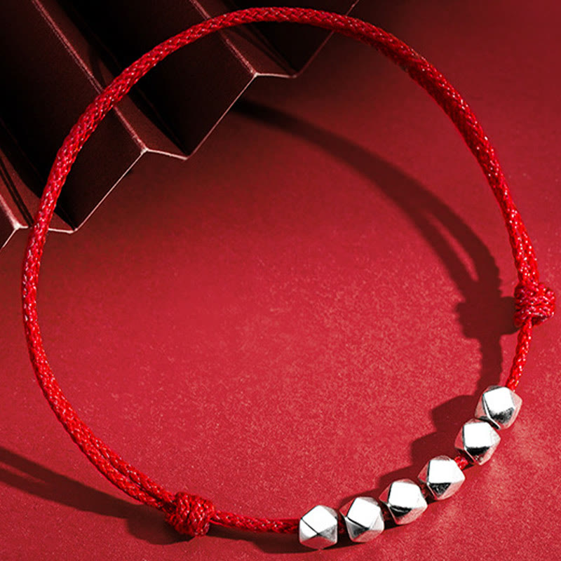 925 Sterling Silver Spiritual Anklet for Luck & Protection