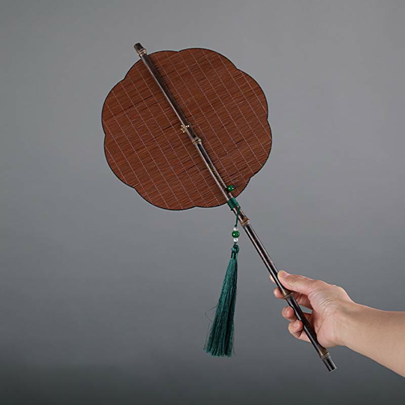 Chinese Folding Bamboo Fan 23x50cm Handmade Oriental Fan