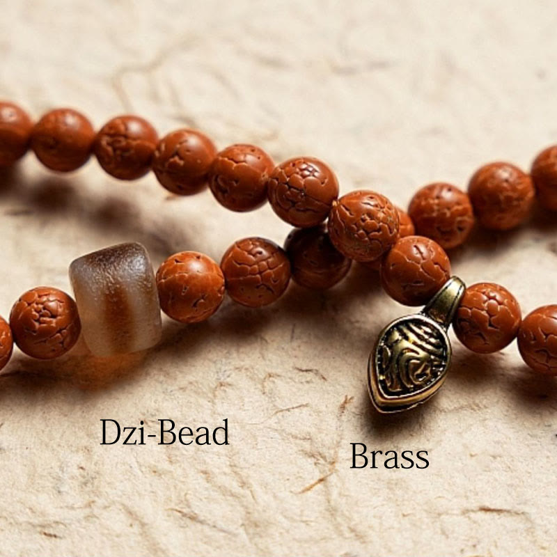 108 Beads Bodhi Seed Mala Bracelet Necklace for Wisdom & Peace