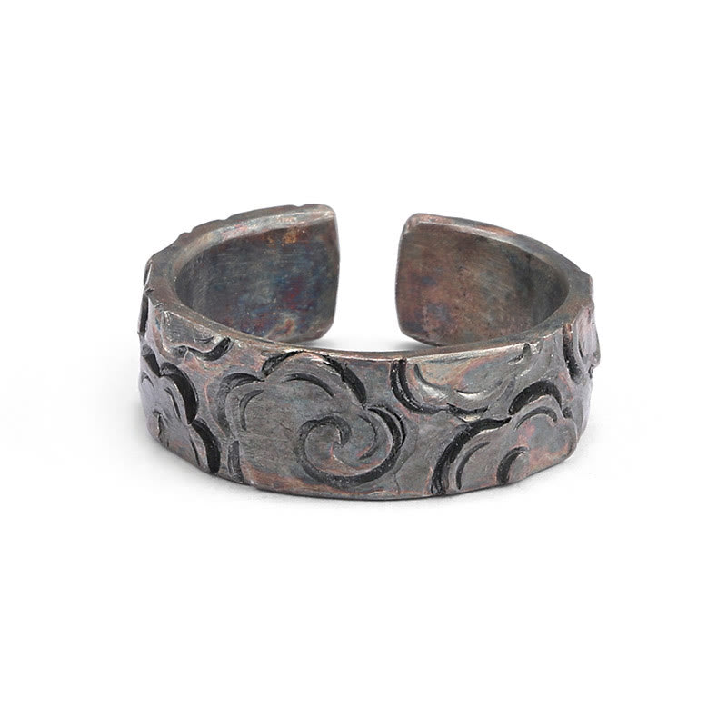 Adjustable 999 Sterling Silver Spiritual Protection Ring