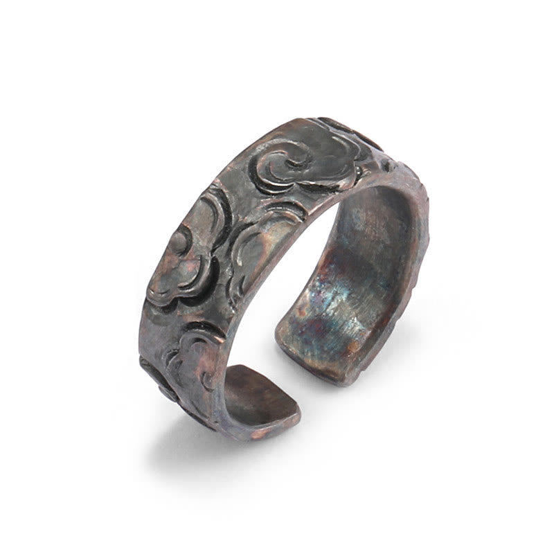 Adjustable 999 Sterling Silver Spiritual Protection Ring