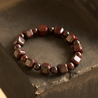 Bloodstone Strength Spiritual Bracelet for Vitality & Protection