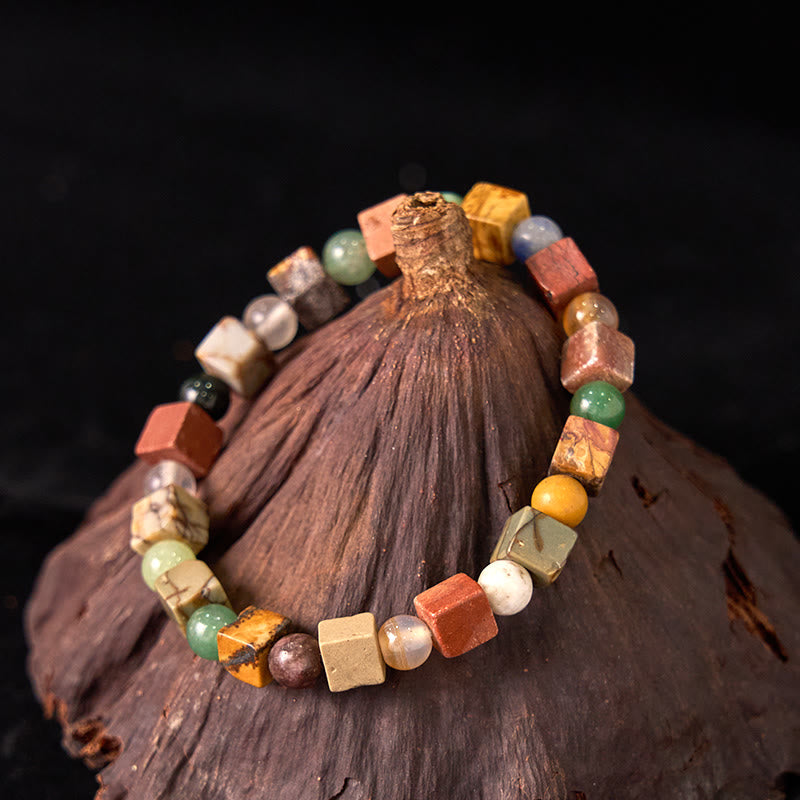 Shoushan Stone Red Agate Prosperity Agate Bracelet
