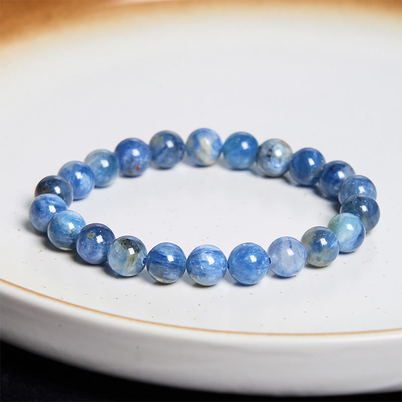 8mm Kyanite Spiritual Healing Bracelet for Calmness