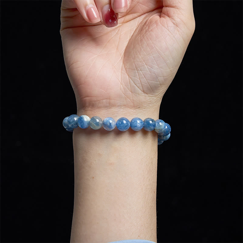 8mm Kyanite Spiritual Healing Bracelet for Calm Connection