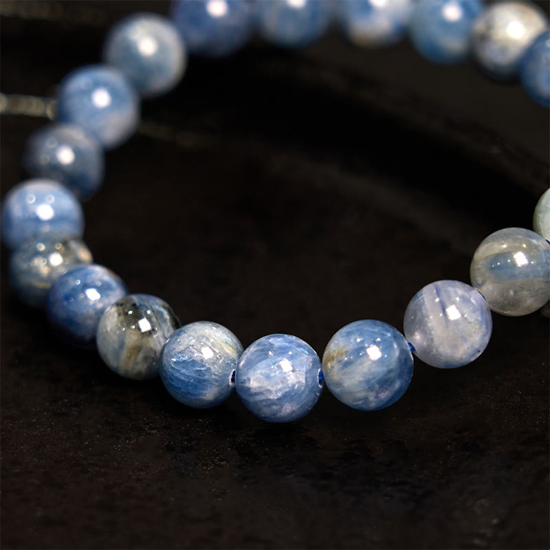 8mm Kyanite Spiritual Healing Bracelet for Calmness