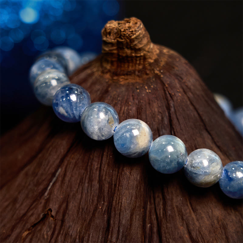 8mm Kyanite Spiritual Healing Bracelet for Calmness