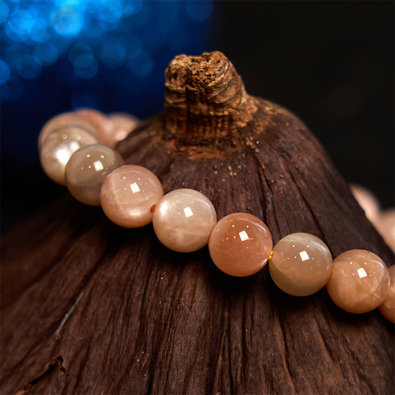 8mm Sun Stone Spiritual Bracelet for Positive Energy & Wealth
