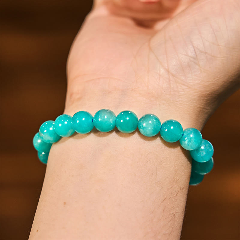 Amazonite Positive Balance Bracelet for Confidence & Healing