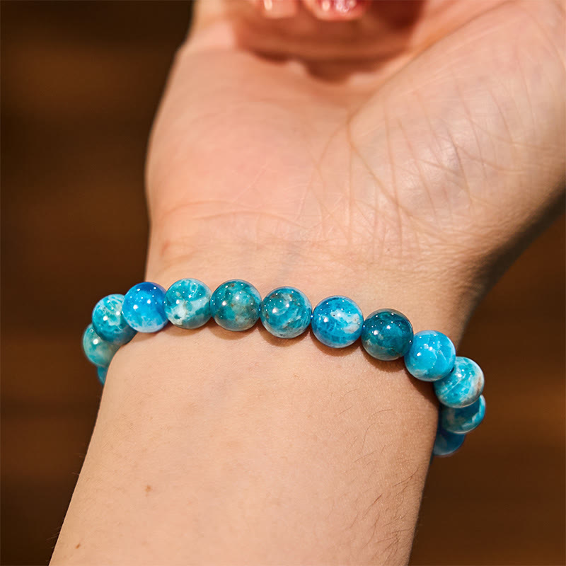 Apatite Motivation Bracelet 8mm