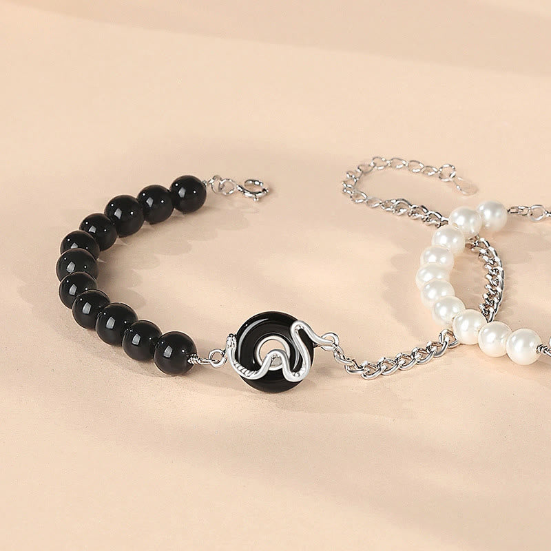 Black Obsidian Black Onyx Purification Bracelet