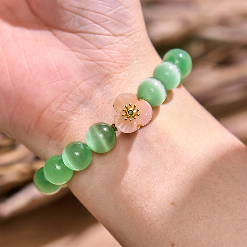 Cat's Eye Chrysoberyl Love Bracelet | Unique Healing Jewelry