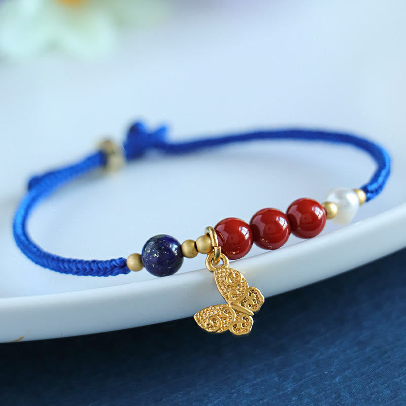 South Red Agate 15-18cm Positive Energy Bracelet