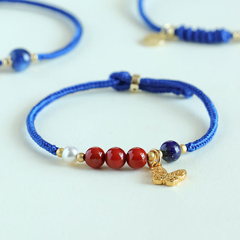 South Red Agate 15-18cm Positive Energy Bracelet