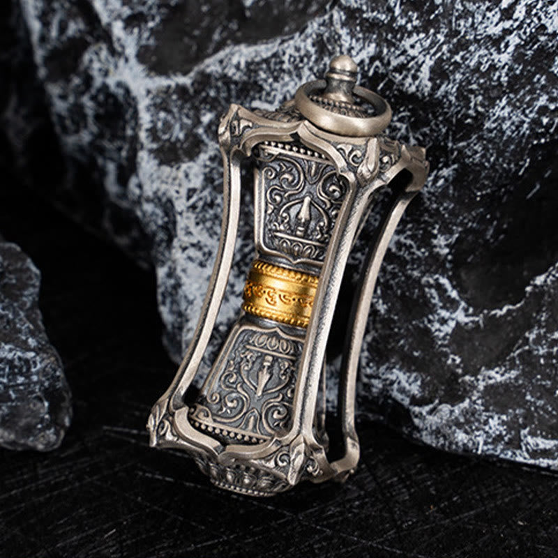 925 Sterling Silver Zakiram Goddess of Wealth Blessing Necklace