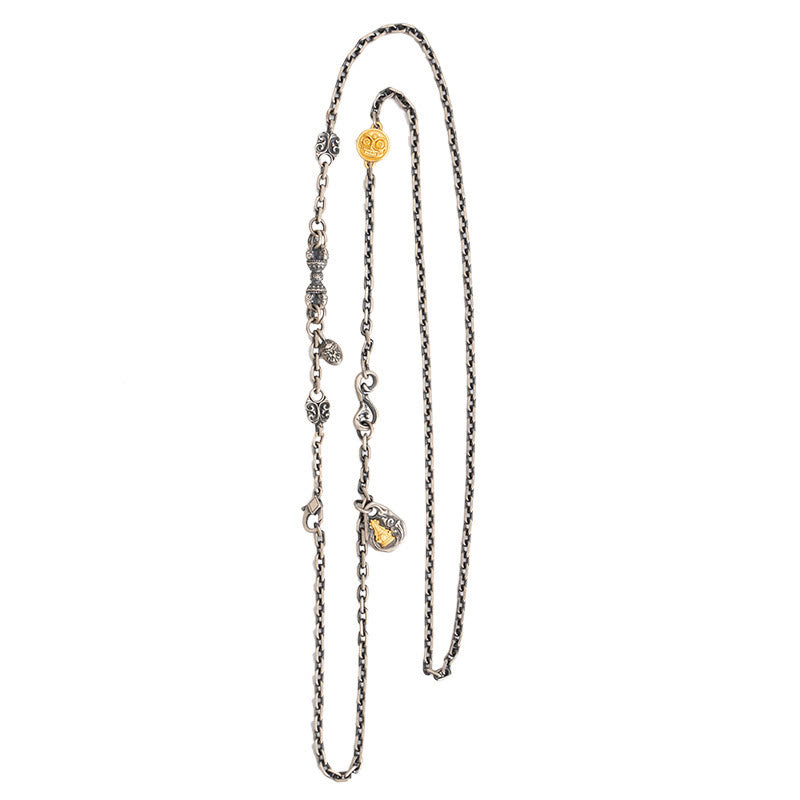 925 Sterling Silver Zakiram Goddess of Wealth Spiritual Necklace