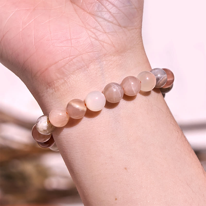 8mm Red Tiger Eye Bracelet for Creativity and Courage